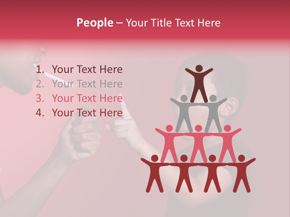 Warning Tell Prohibit PowerPoint Template