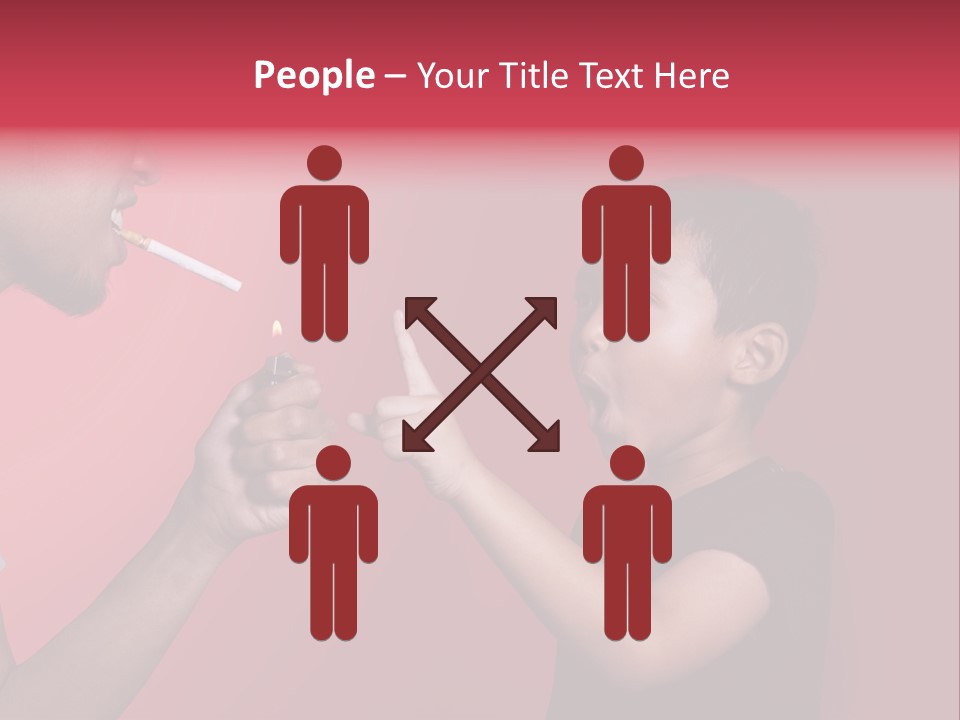 Warning Tell Prohibit PowerPoint Template