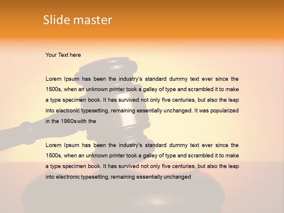 Crime Attorney Lawyer PowerPoint Template