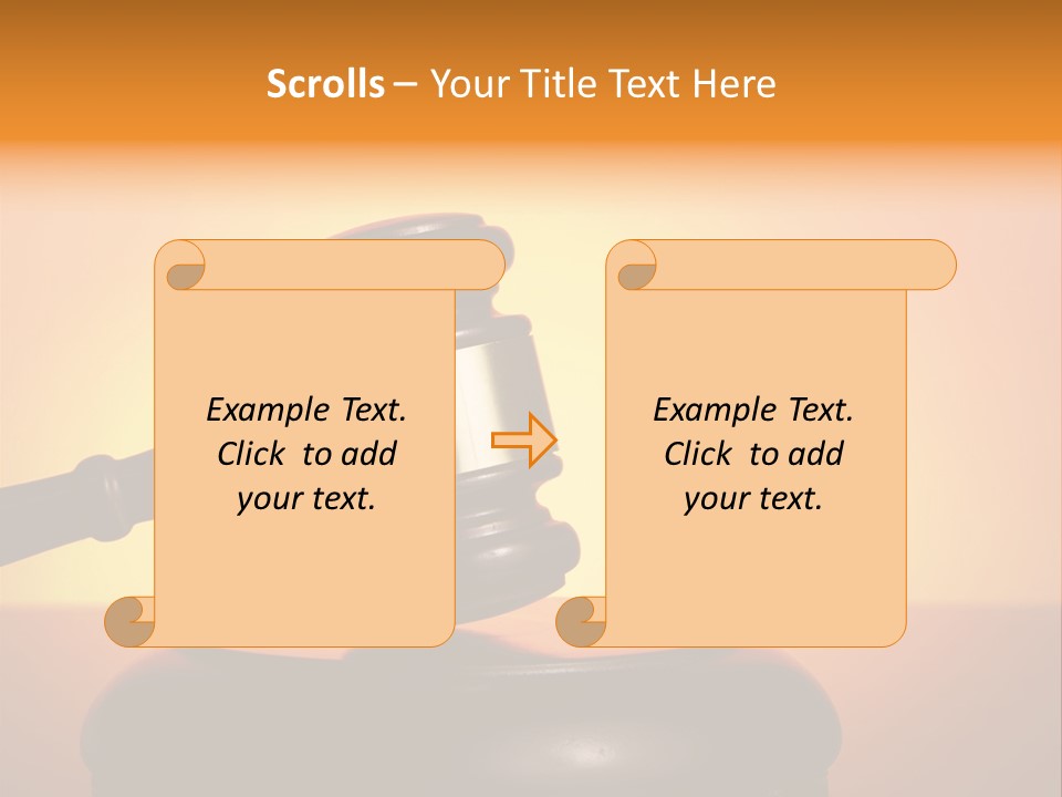 Crime Attorney Lawyer PowerPoint Template