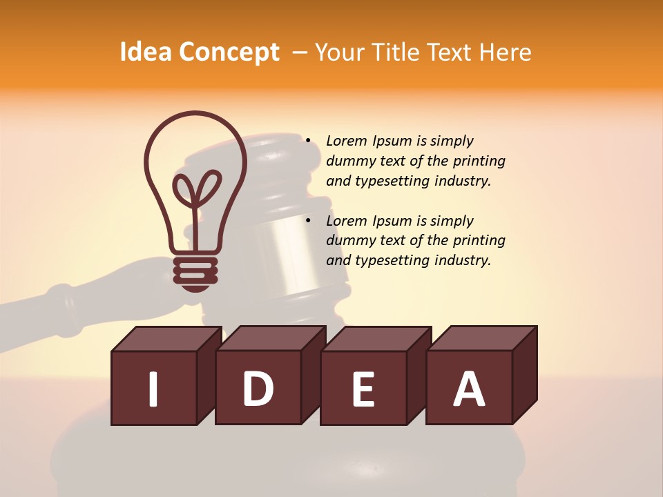 Crime Attorney Lawyer PowerPoint Template