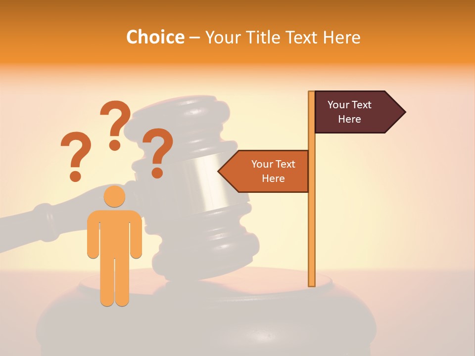 Crime Attorney Lawyer PowerPoint Template