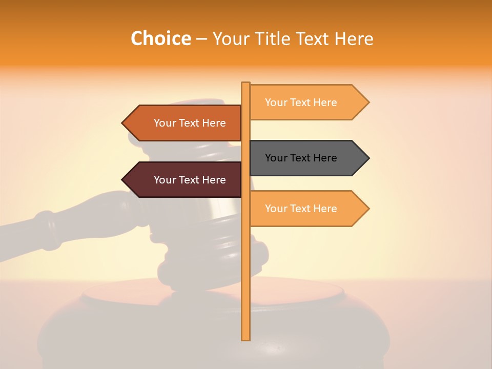 Crime Attorney Lawyer PowerPoint Template