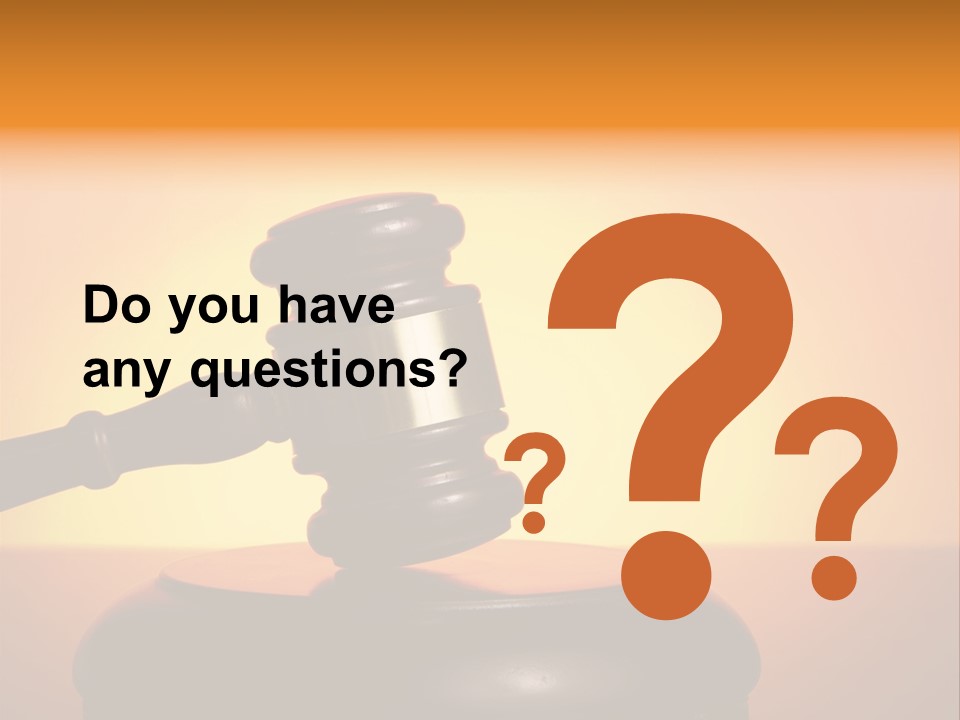 Crime Attorney Lawyer PowerPoint Template