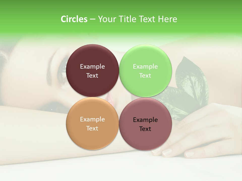 Cleanliness Healthy Leaf PowerPoint Template