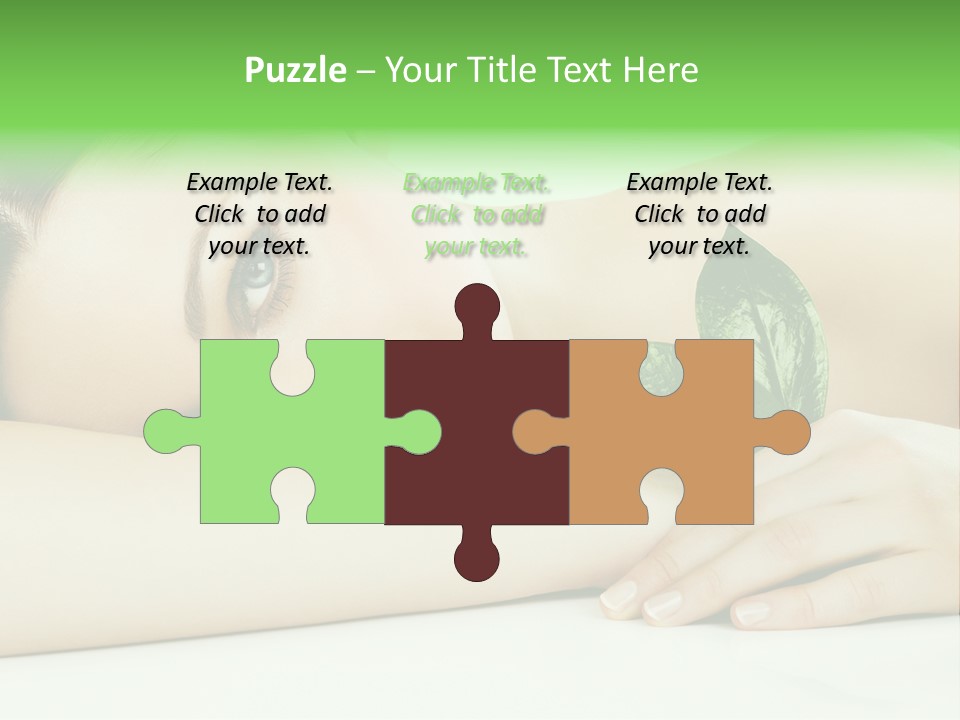 Cleanliness Healthy Leaf PowerPoint Template