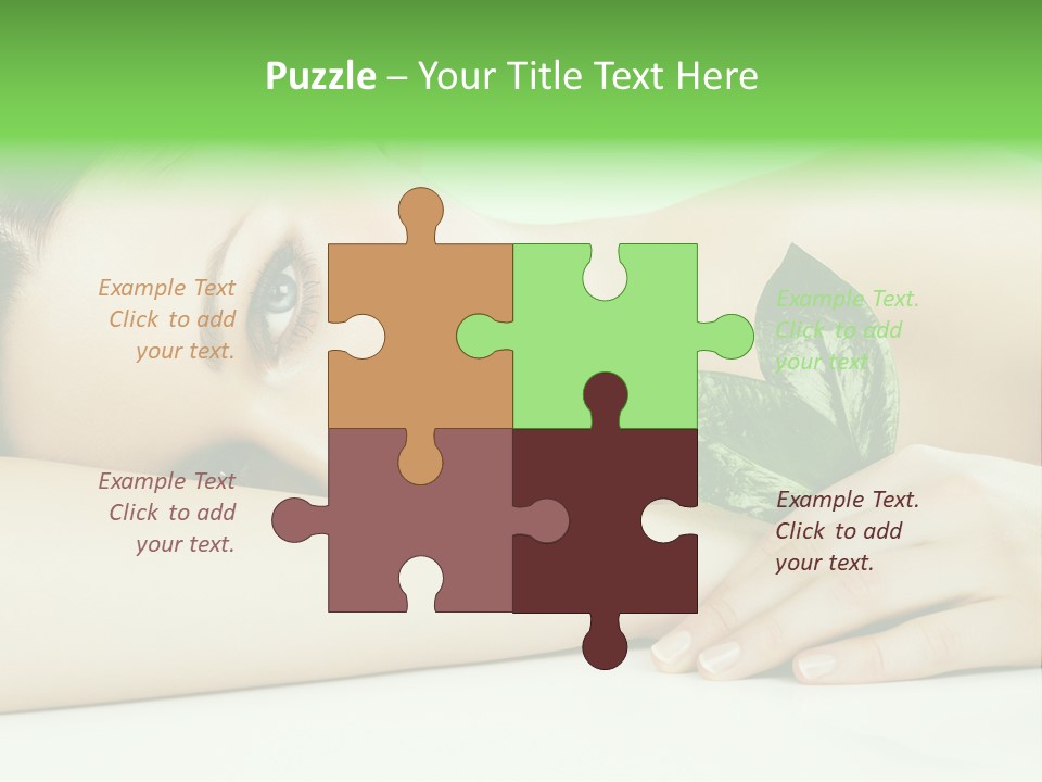 Cleanliness Healthy Leaf PowerPoint Template