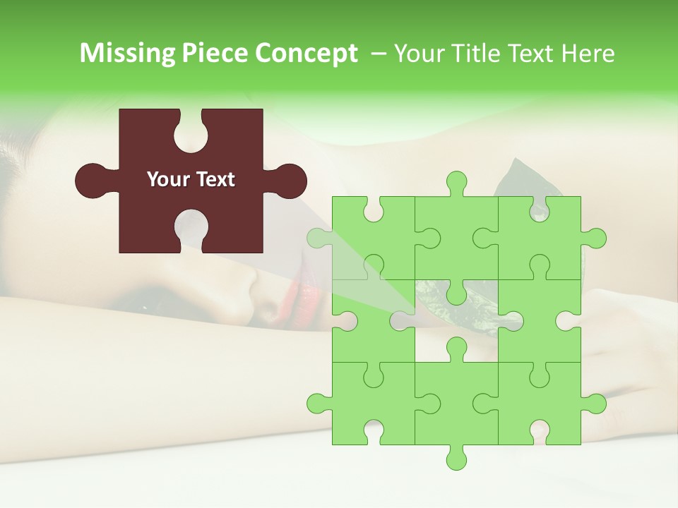 Cleanliness Healthy Leaf PowerPoint Template