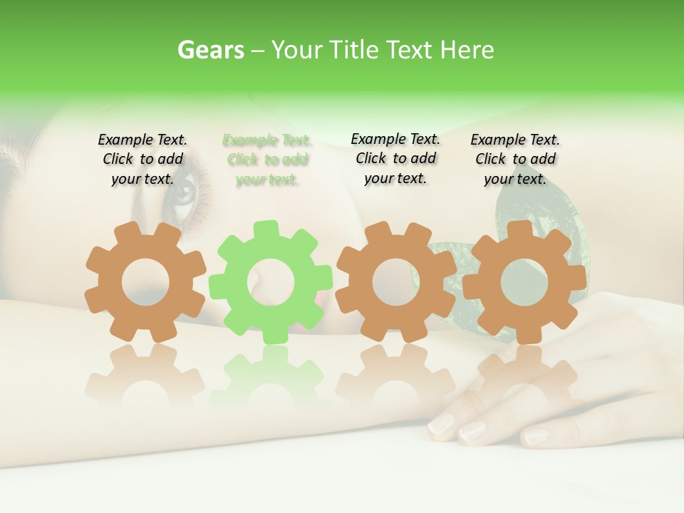 Cleanliness Healthy Leaf PowerPoint Template