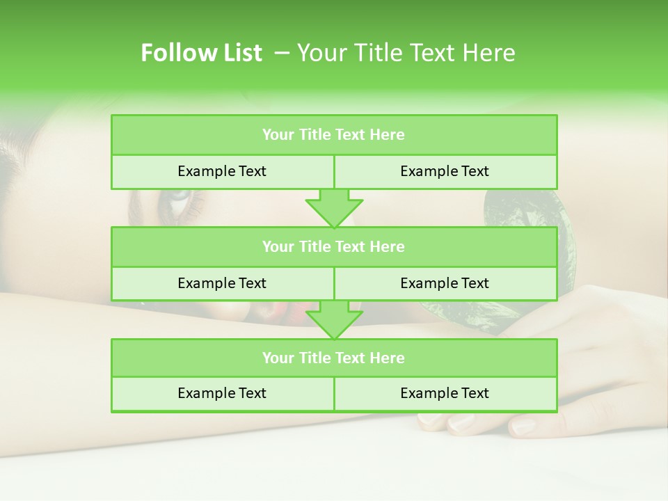 Cleanliness Healthy Leaf PowerPoint Template