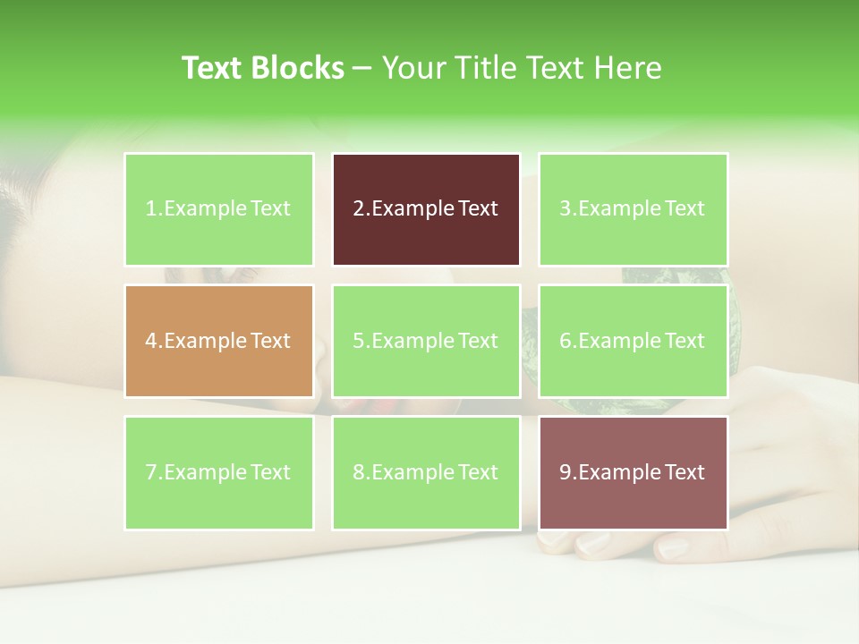 Cleanliness Healthy Leaf PowerPoint Template