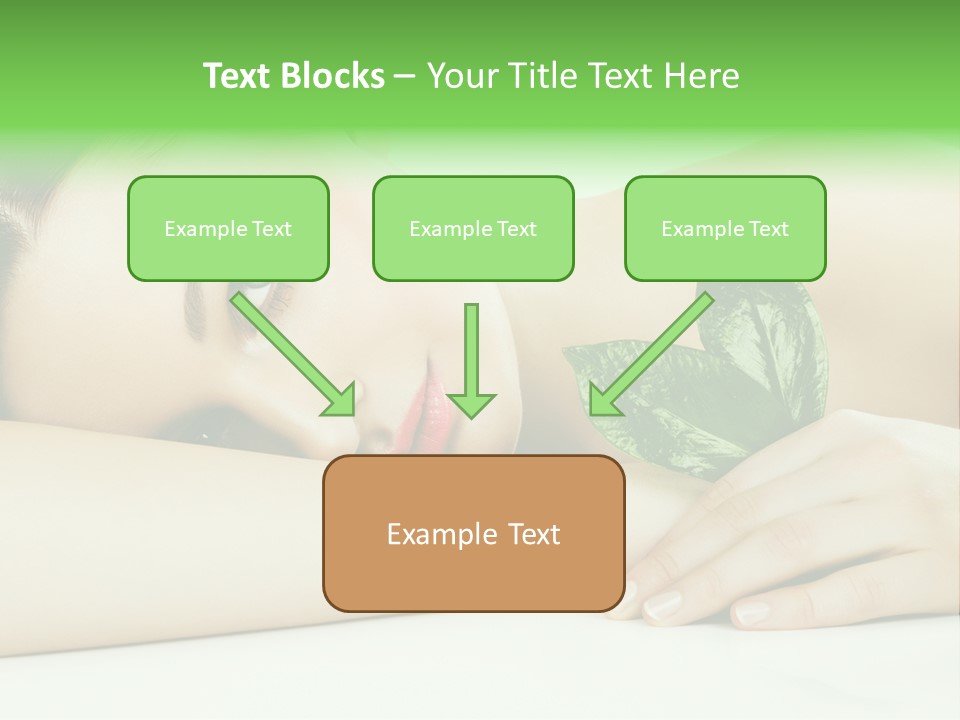 Cleanliness Healthy Leaf PowerPoint Template