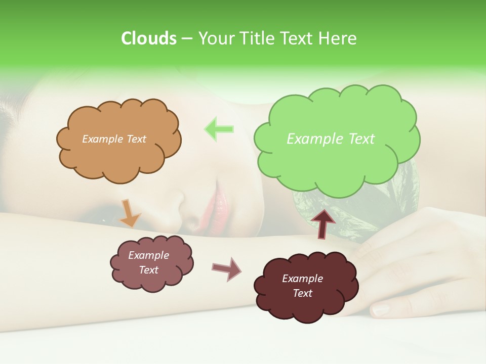 Cleanliness Healthy Leaf PowerPoint Template
