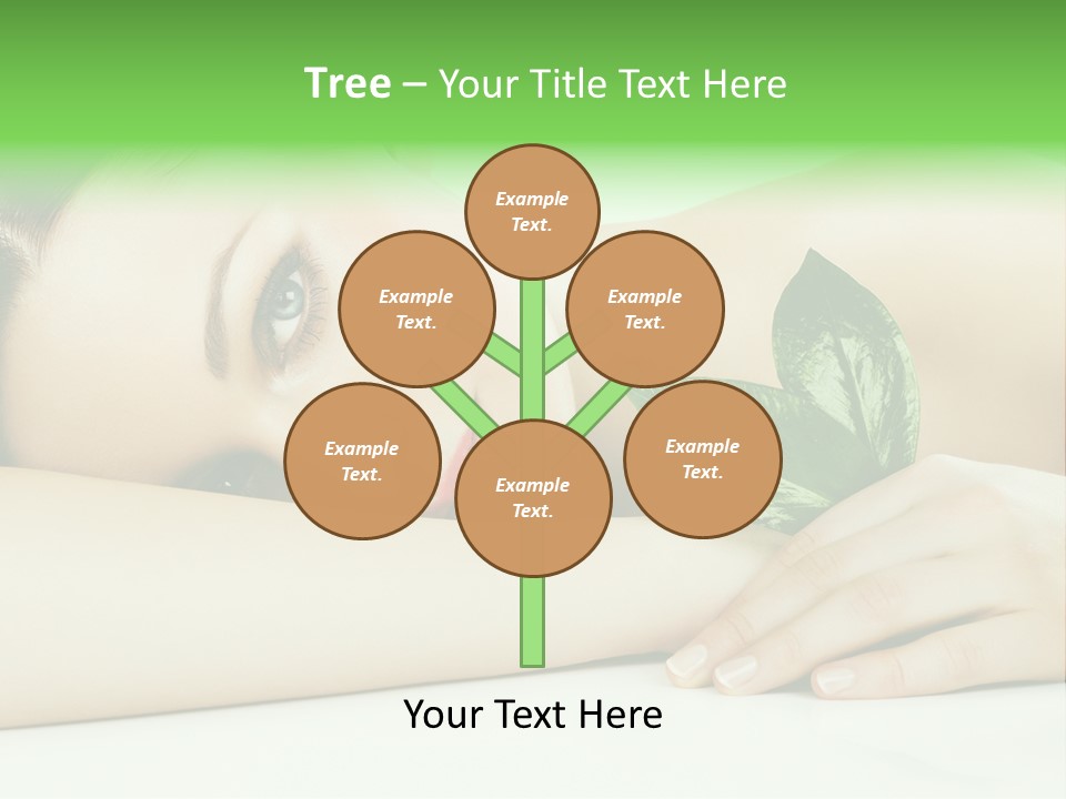 Cleanliness Healthy Leaf PowerPoint Template