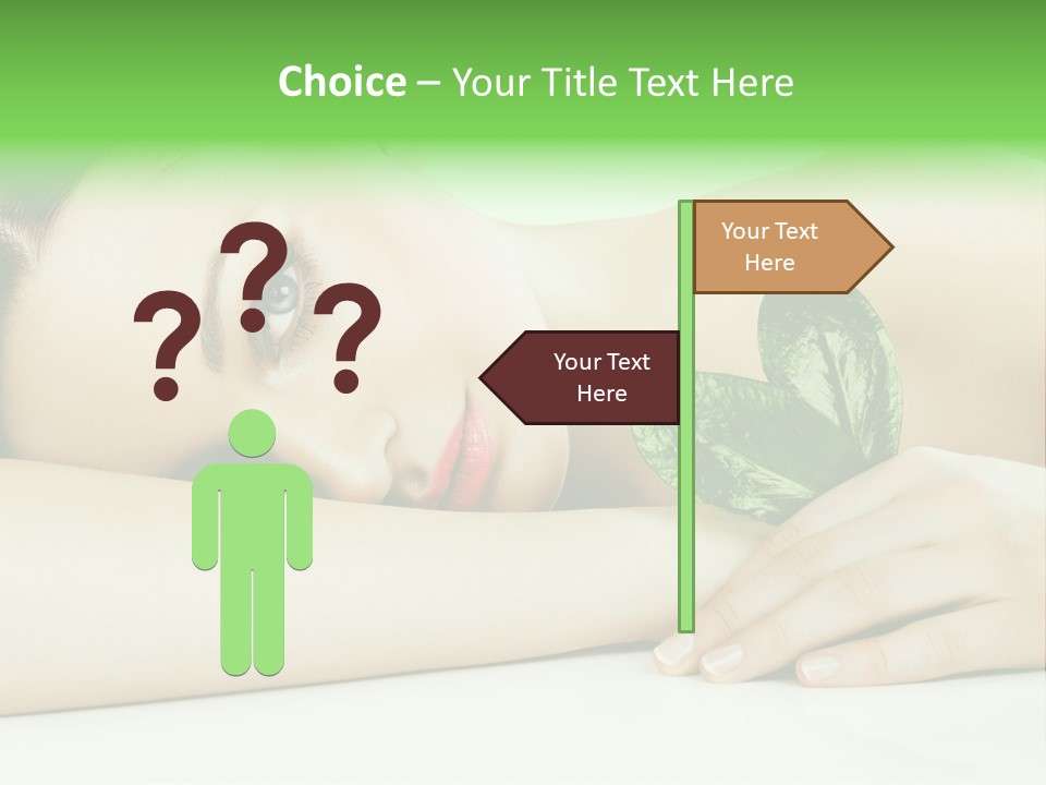 Cleanliness Healthy Leaf PowerPoint Template