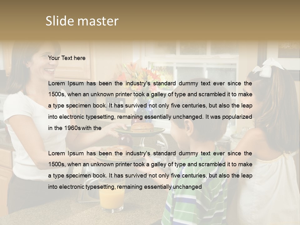 Parenthood Lifestyle Child PowerPoint Template