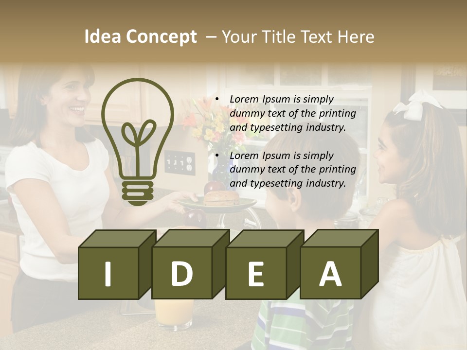 Parenthood Lifestyle Child PowerPoint Template