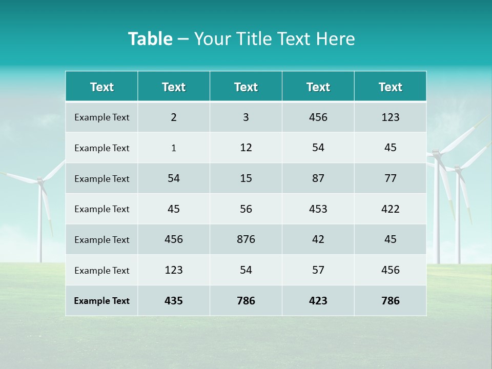 Landscape Technology Alternative PowerPoint Template