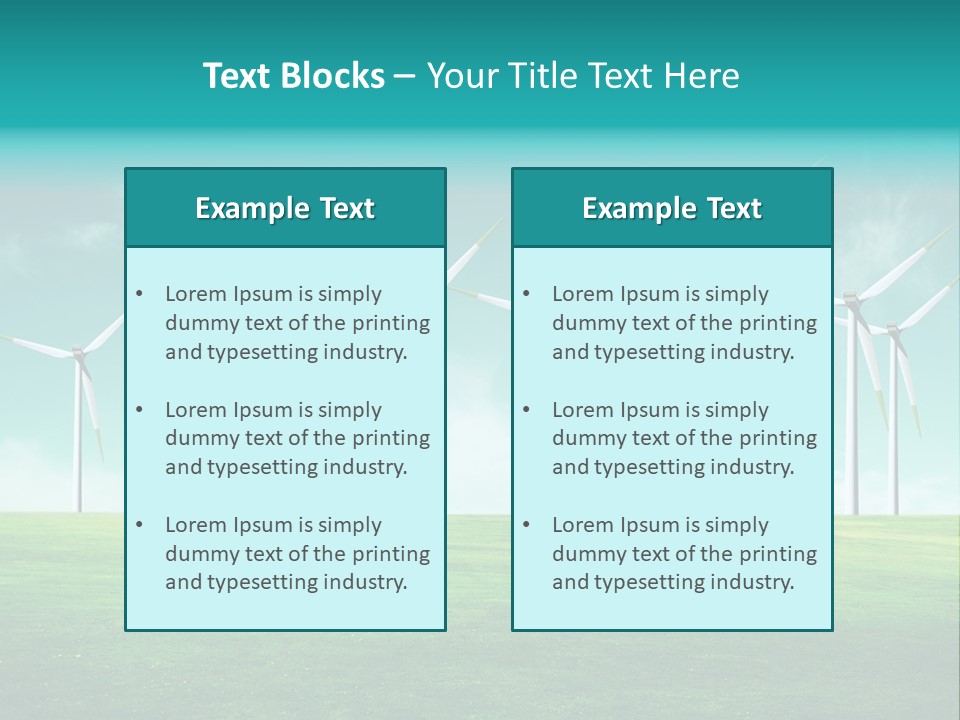 Landscape Technology Alternative PowerPoint Template