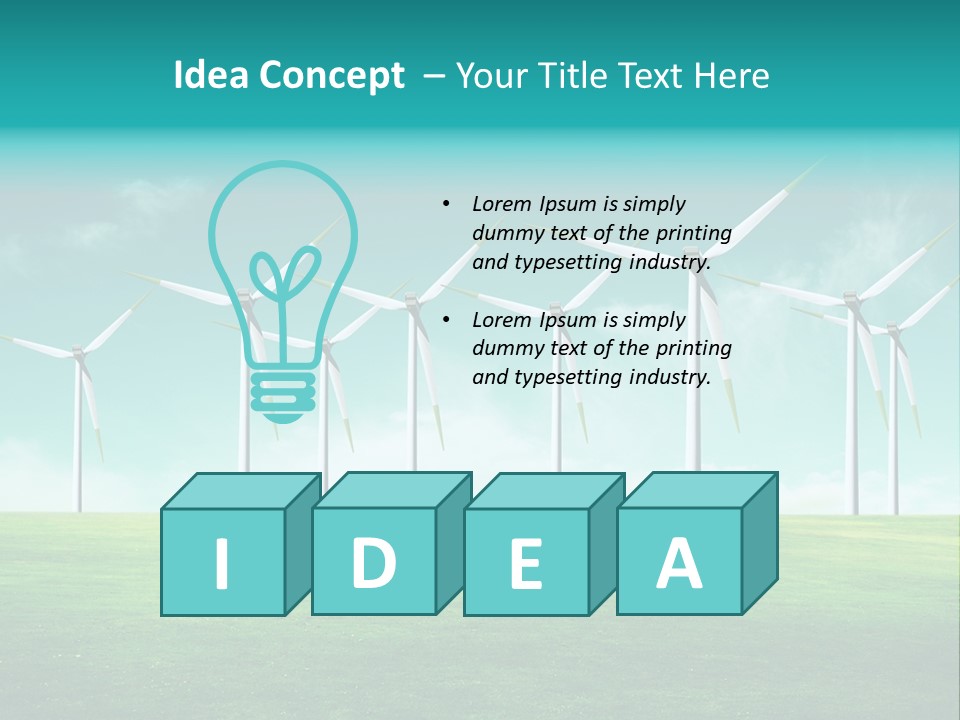 Landscape Technology Alternative PowerPoint Template