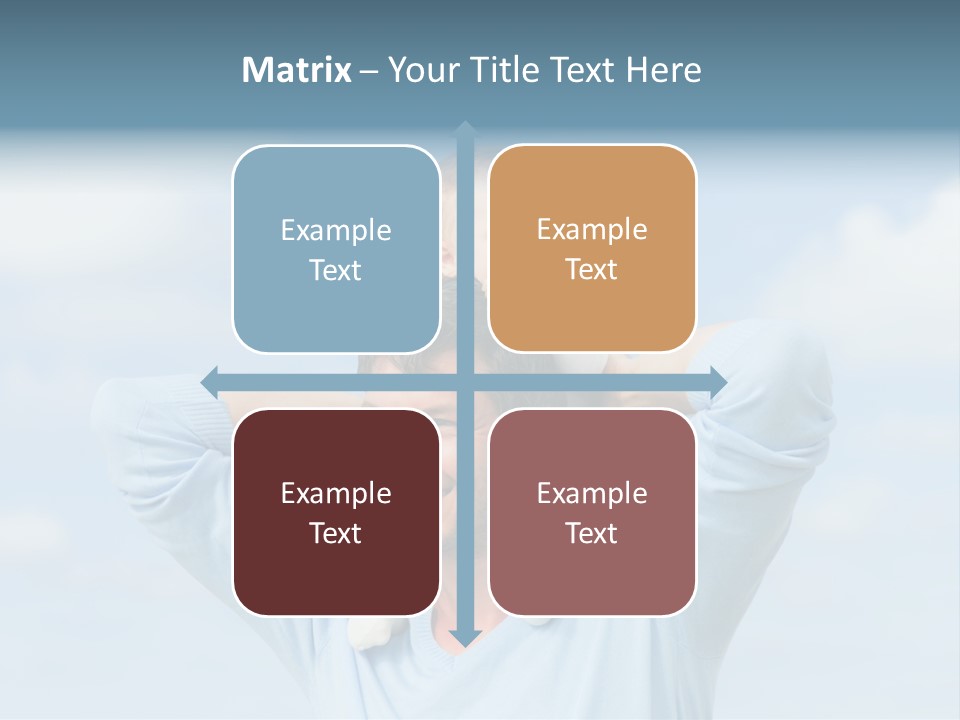 A Man Holding A Small Child On His Shoulders PowerPoint Template