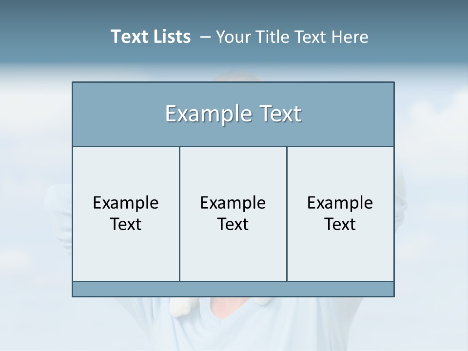 A Man Holding A Small Child On His Shoulders PowerPoint Template