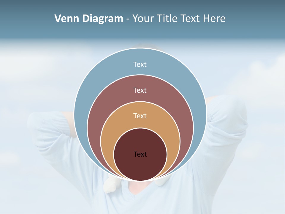 A Man Holding A Small Child On His Shoulders PowerPoint Template