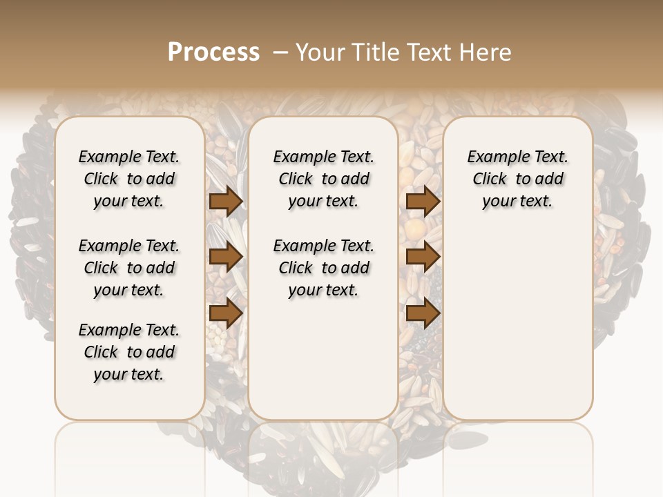 A Heart Shaped Bowl Filled With Grains And Seeds PowerPoint Template