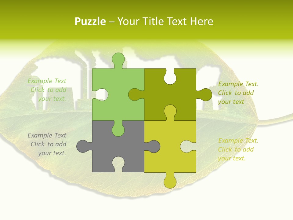 Dry Tree Waste PowerPoint Template