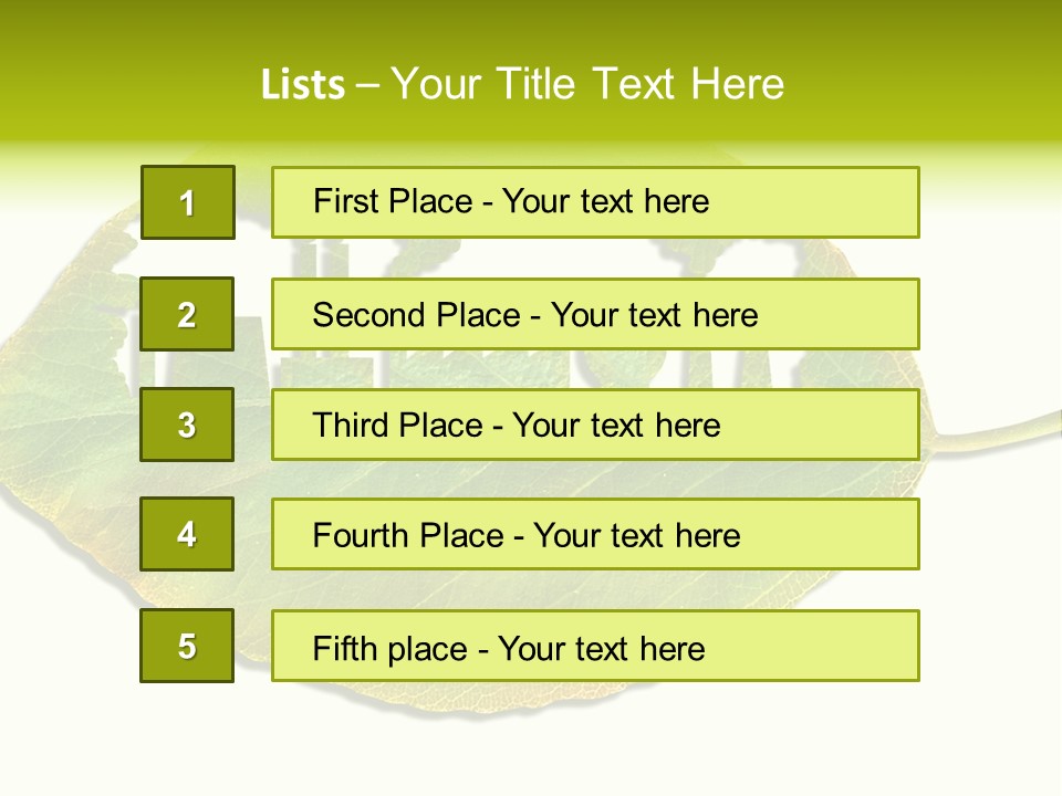 Dry Tree Waste PowerPoint Template