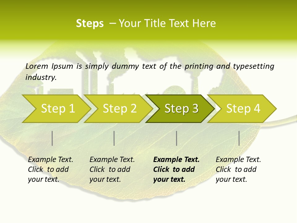 Dry Tree Waste PowerPoint Template