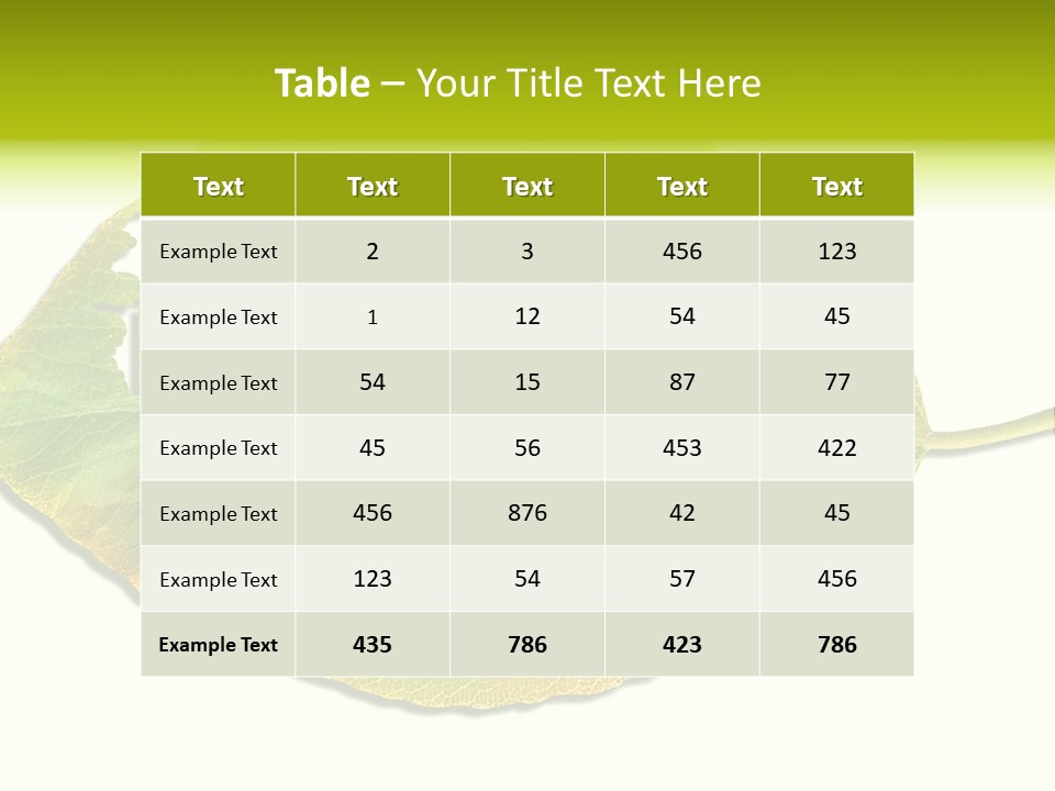 Dry Tree Waste PowerPoint Template