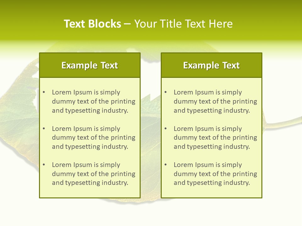 Dry Tree Waste PowerPoint Template