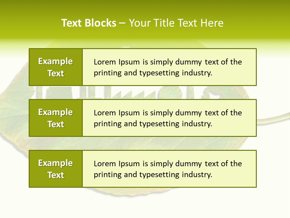 Dry Tree Waste PowerPoint Template
