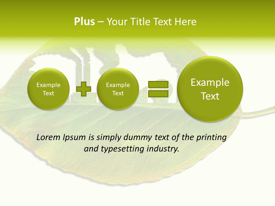 Dry Tree Waste PowerPoint Template
