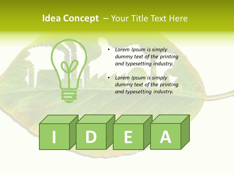 Dry Tree Waste PowerPoint Template