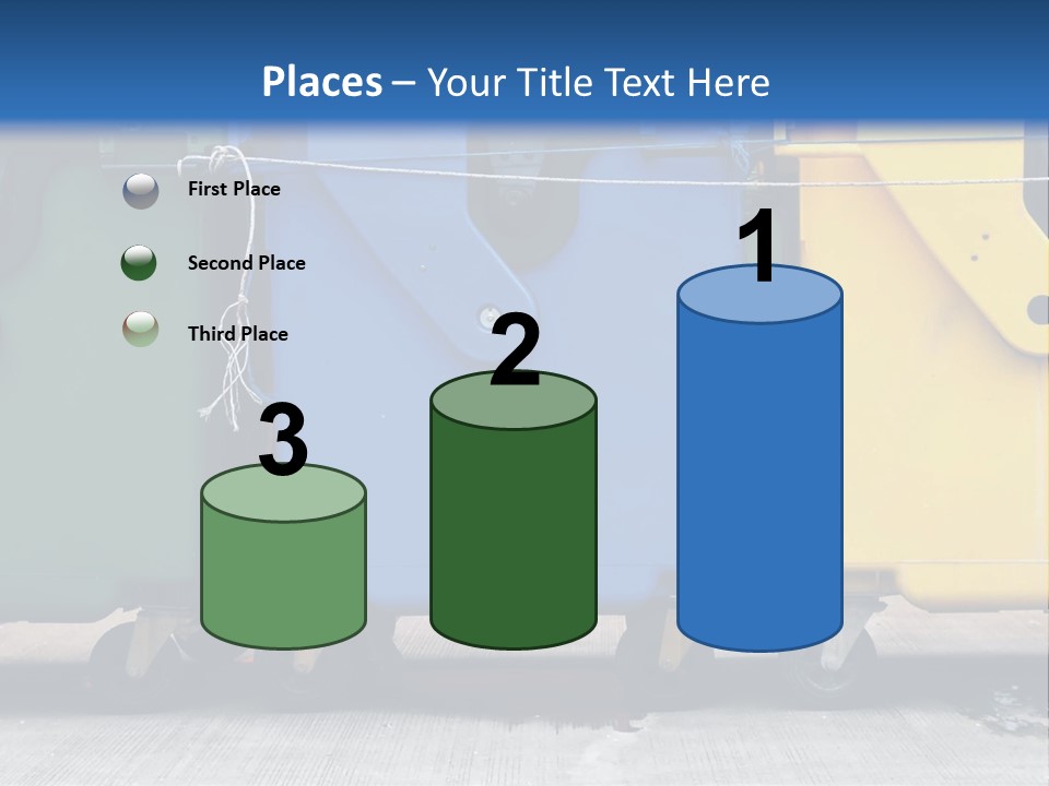Container Waste Closed PowerPoint Template