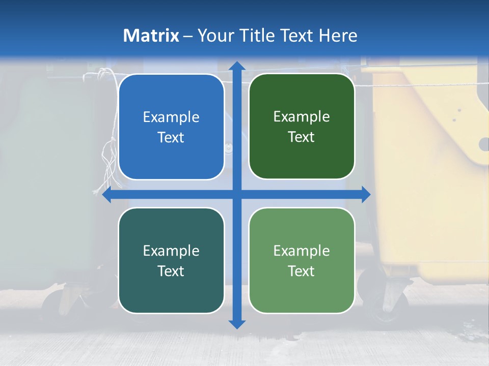 Container Waste Closed PowerPoint Template