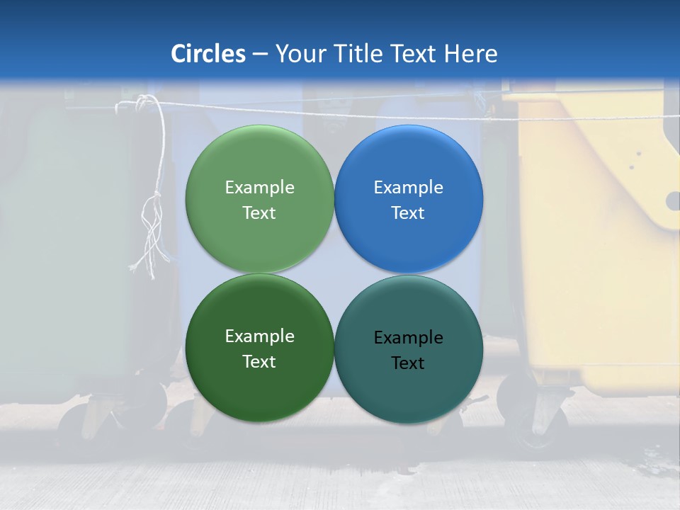 Container Waste Closed PowerPoint Template