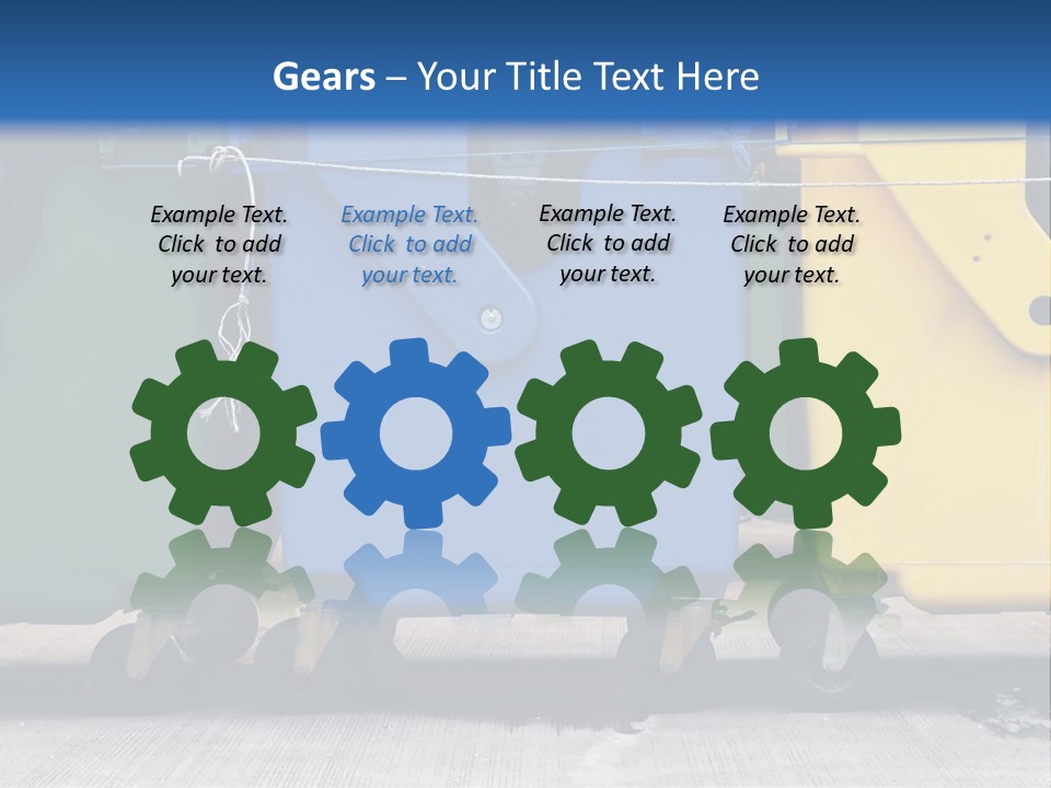 Container Waste Closed PowerPoint Template