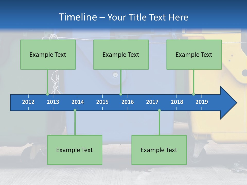 Container Waste Closed PowerPoint Template