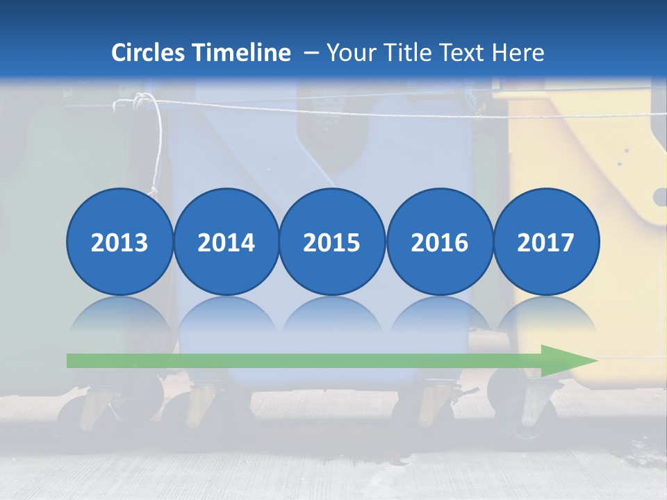 Container Waste Closed PowerPoint Template