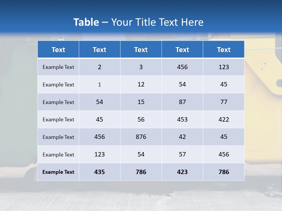 Container Waste Closed PowerPoint Template