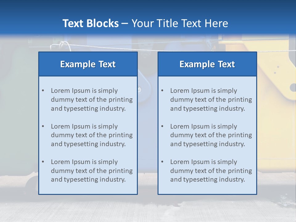 Container Waste Closed PowerPoint Template