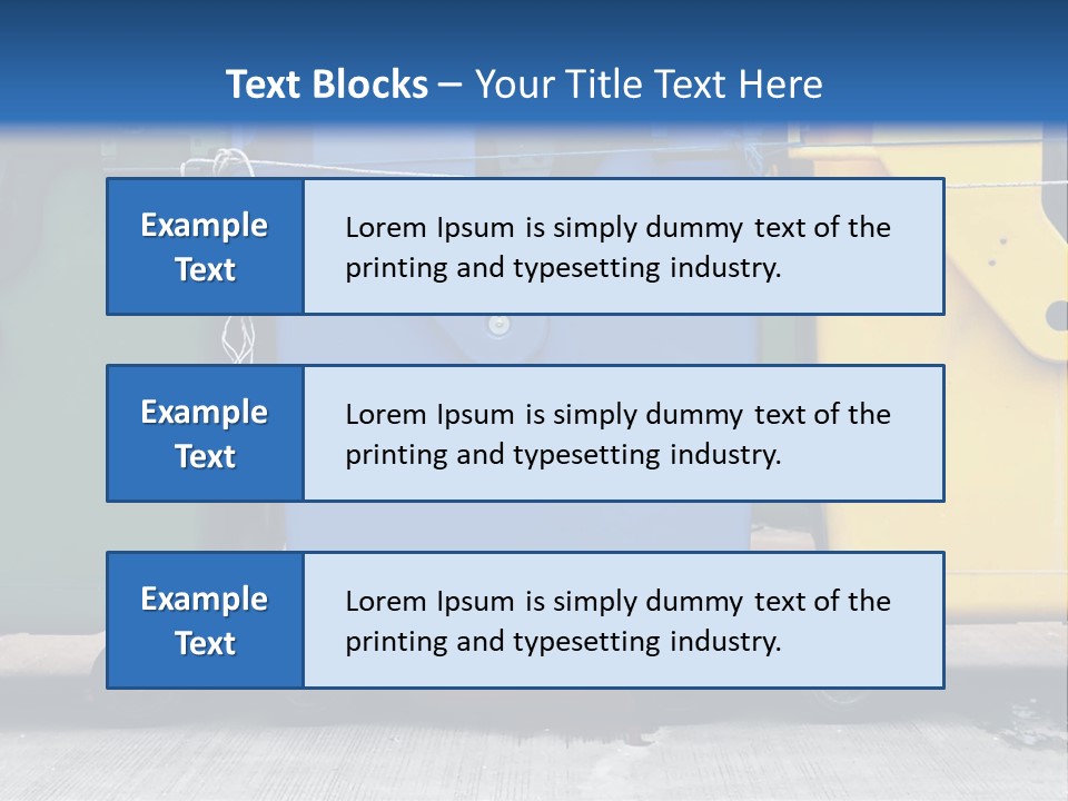 Container Waste Closed PowerPoint Template