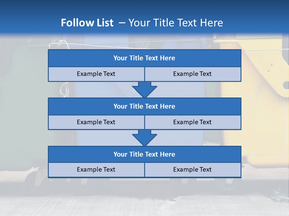 Container Waste Closed PowerPoint Template