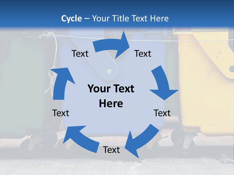 Container Waste Closed PowerPoint Template