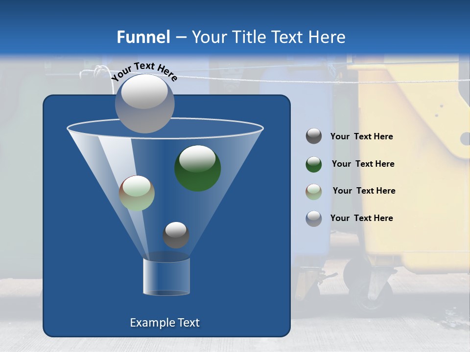 Container Waste Closed PowerPoint Template