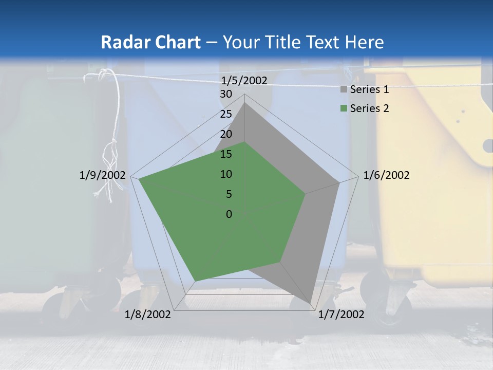Container Waste Closed PowerPoint Template