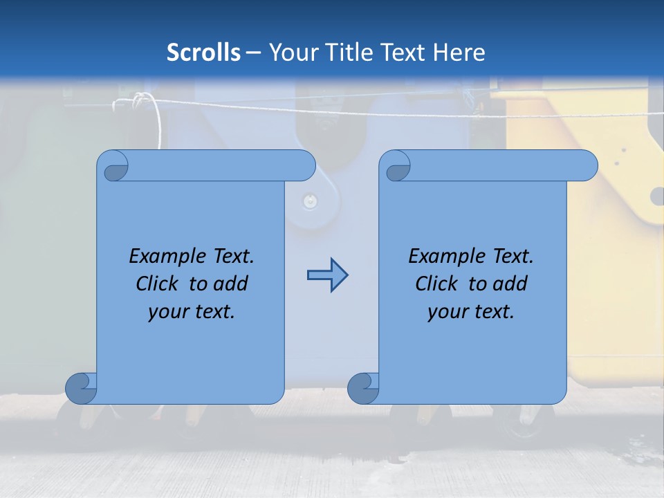 Container Waste Closed PowerPoint Template